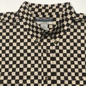 MUNSINGWEAR Mens XL Brown Casual Buttoned Shirt